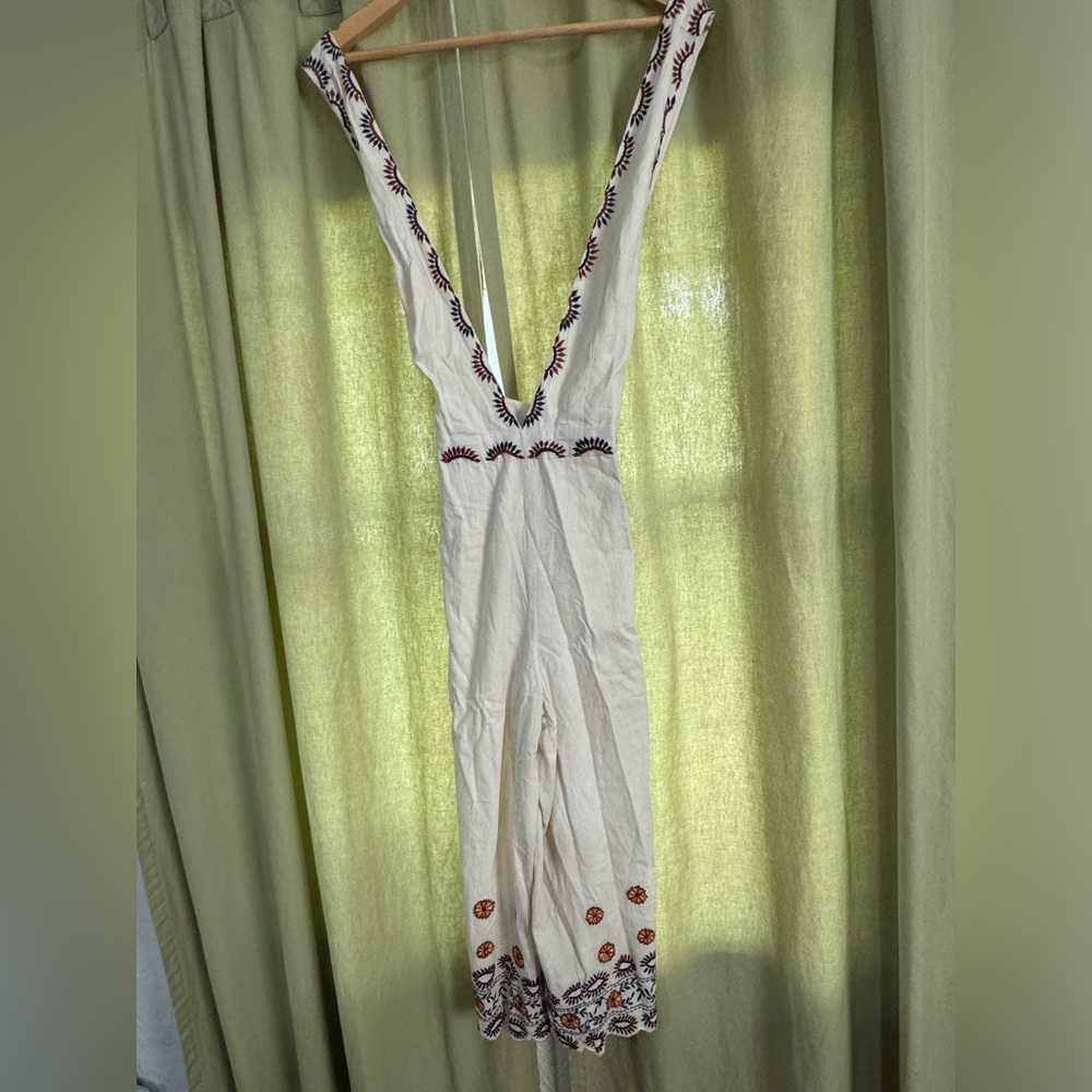 Free People Linen Jumper